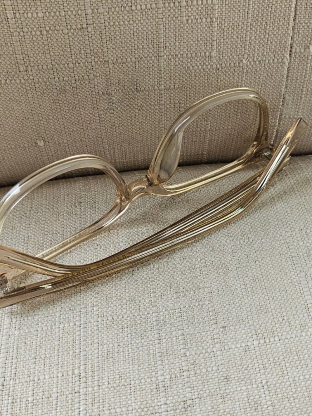 Warby Parker Women Eyeglasses Frame Tan Clear Eyeglasses LAUREL M 664 Glasses - Picture 4 of 11